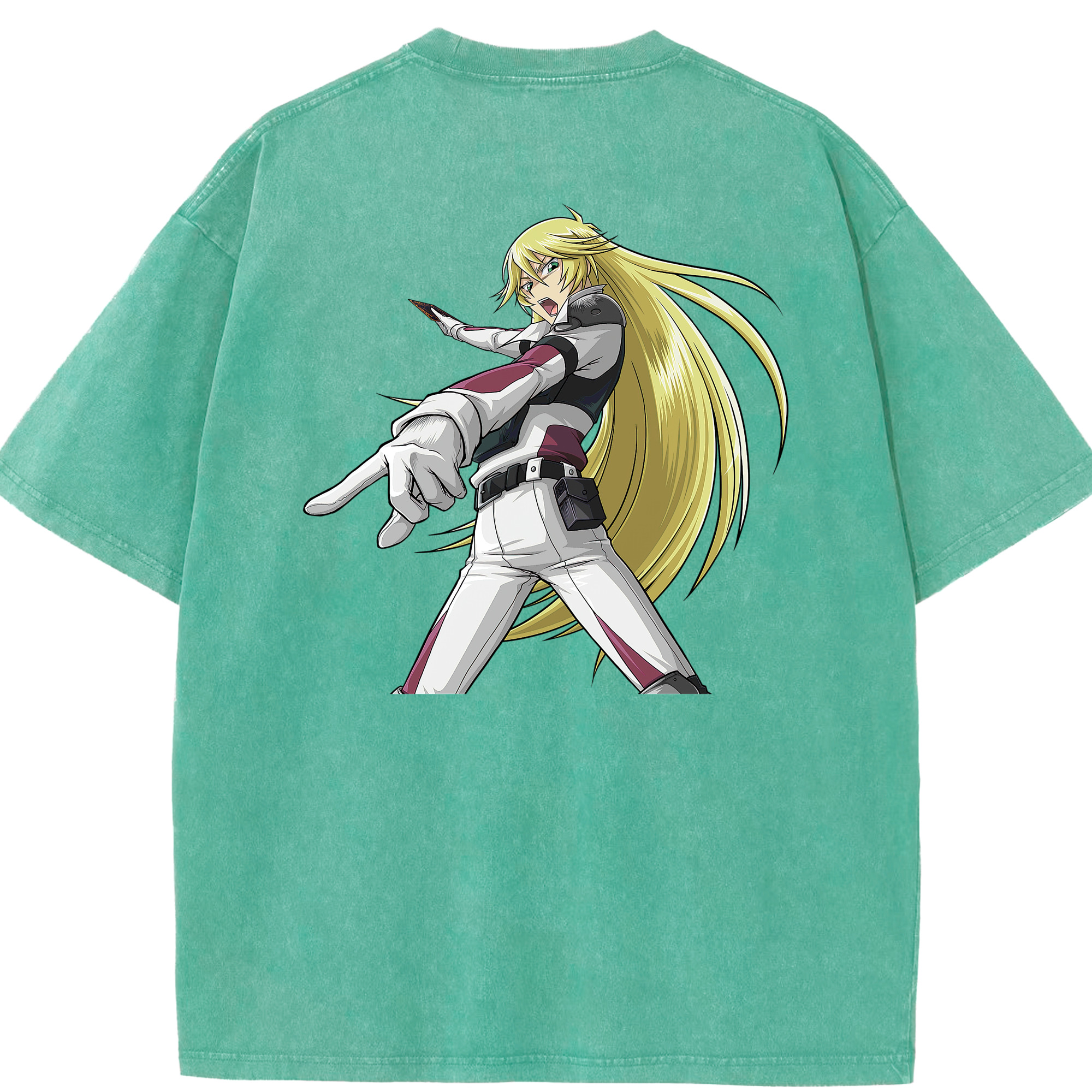 （画像用） 遊☆戯☆王 Yu-Gi-Oh! 綿100% ヴィンテージ風 半袖Tシャツ（背面プリント）